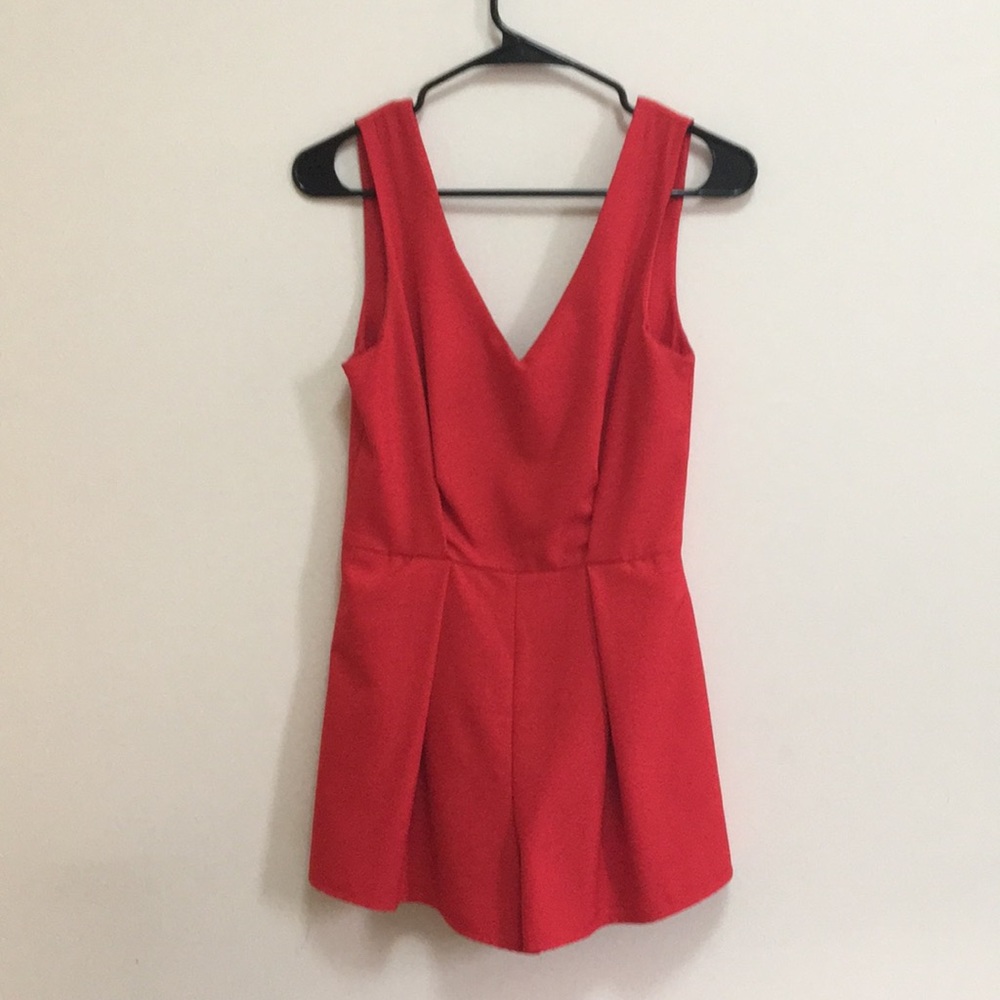 Design Lab Red Romper size S
